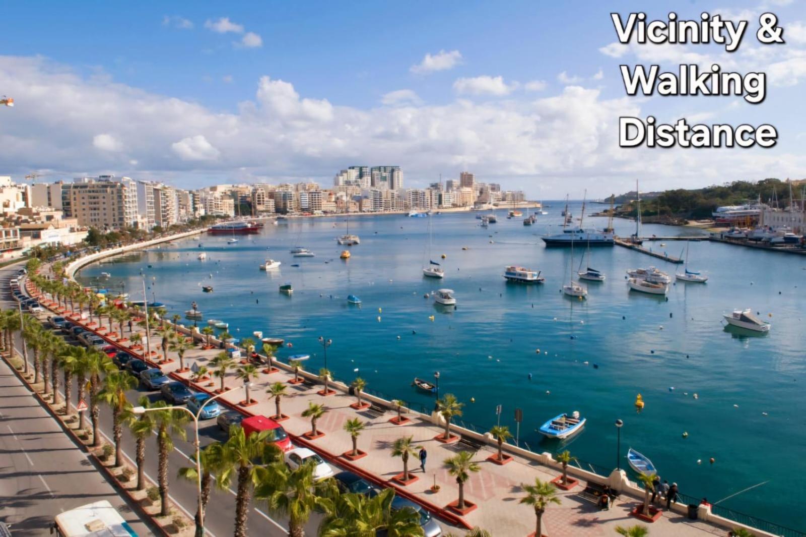 Modern Sliema Apartment Near Sea Exteriér fotografie